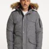 Dreimaster Boundry - Cappotto Invernale - Grau