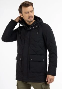 Dreimaster Übergangs Mit Leichter Cappotto InvernaleSchwarz Uomo Cappotti 4DR22T0BZ-Q11