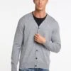 Dreimaster Cardigan - Hellgrau Melange 2 Dreimaster Cardigan - Hellgrau Melange -Dreimaster 558c6b54d6204d69ad17c3c9f60b1958