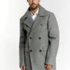 Dreimaster Cappotto Classico - Grau Melange -Dreimaster 6ab568ca3af14facb610e1c5d9ae8aa8