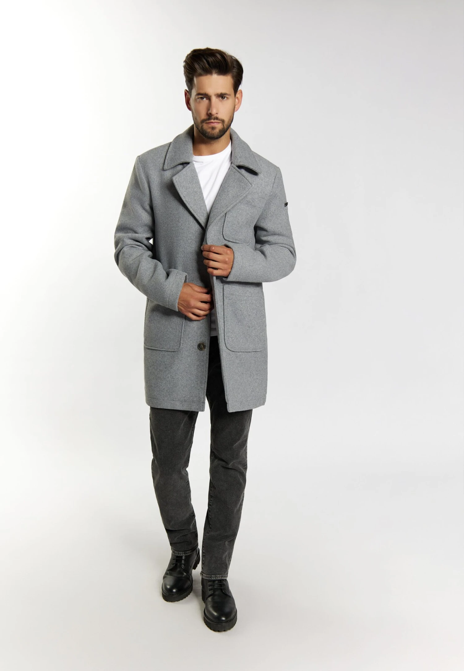 Cappotto CortoGrau Melange Uomo Cappotti 4DR22T0DV-C11 Dreimaster Cappotto CortoGrau Melange Uomo Cappotti 4DR22T0DV-C11 -Dreimaster 73336737f03d4a6a99c63f47807f2f7f scaled