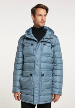 Dreimaster Baradello - Cappotto Invernale - Graublau