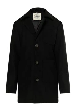 Dreimaster ImaneCappotto CortoSchwarz Uomo Cappotti 4DR22T0E2-Q11 -Dreimaster 84d0a12c99f144fa93a21e074760bd22