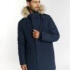 Dreimaster Mit Ledkin - Cappotto Invernale - Nachtblau -Dreimaster 94116546b917438ba966f32878b30688