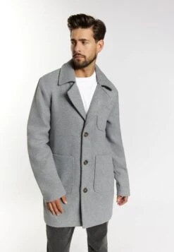 Dreimaster Cappotto CortoGrau Melange Uomo Cappotti 4DR22T0DV-C11