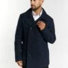 Dreimaster Aus GemischCappotto CortoNachtblau Uomo Cappotti 4DR22A004-K11 -Dreimaster bf9a475a0e4f4972842ef64440c4e700