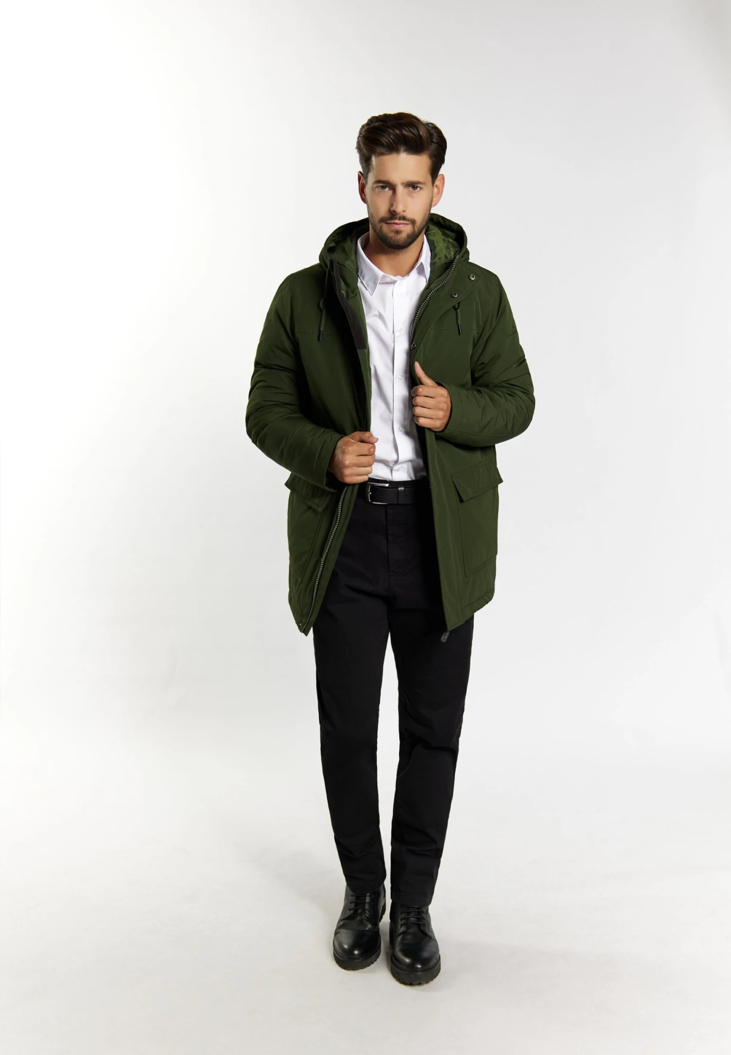 Wattierte LedkinCappotto InvernaleDunkelgrün Uomo Cappotti 4DR22T0EB-M11 Dreimaster Wattierte LedkinCappotto InvernaleDunkelgrün Uomo Cappotti 4DR22T0EB-M11 -Dreimaster f3af1b5dc4c844eb980d5c890bf422b0 scaled